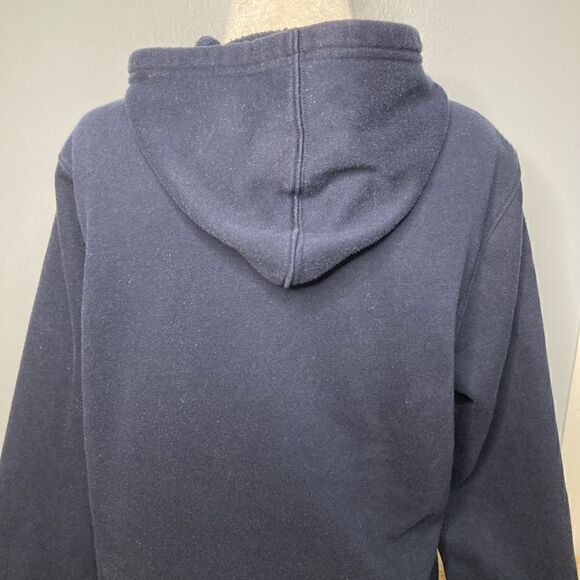 Oakley, Navy blue & White Graphic Drawstring Hoodie Small Unisex Outerwear Small - Picture 5 of 9
